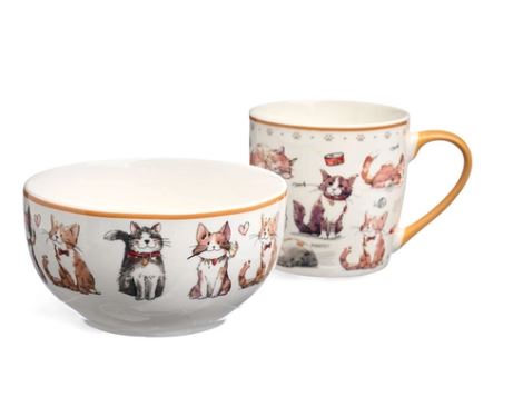 Комплект посуды CATS: купить за 1350 руб  Комплект посуды CATS