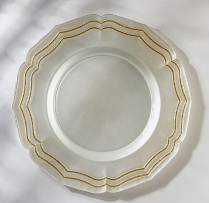 Блюдо ALICE GOLD M: купить за 2250 руб (фото2) Блюдо ALICE GOLD M(фото2)