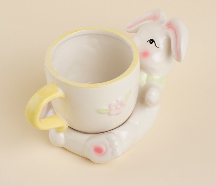 Чашка с блюдцем Rabbit(фото1)