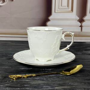 Чашка с блюдцем AURORA GOLD