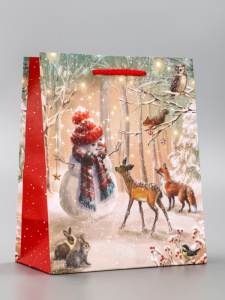 Пакет подарочный S