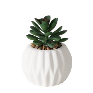 Цветок искусственный в горшке(фото3)