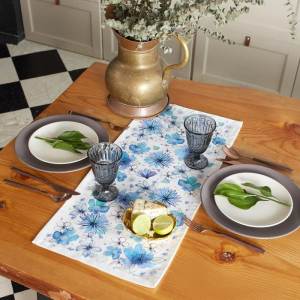 Скатерть прямоугольная Forget-me-nots 30*70 см