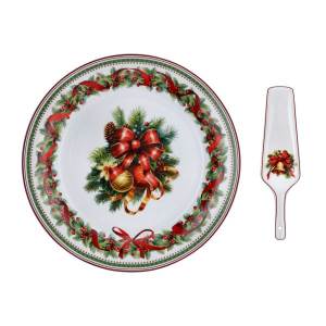 Блюдо для торта CHRISTMAS EVE