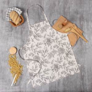 Фартук Black flowers