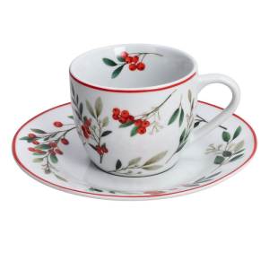Чашка с блюдцем POEMA HOLLI BERRY