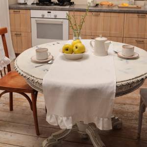 Скатерть прямоугольная Ivory White 40*150 см