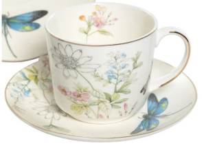 Чашка с блюдцем CLARISSA