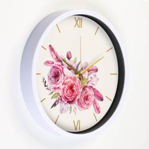 Часы настенные Peonies: купить за 1190 руб  Часы настенные Peonies