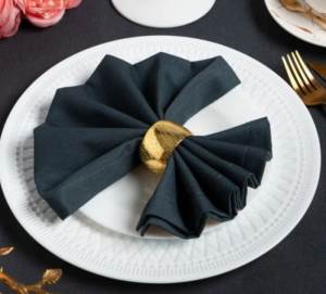 Комплект сервировочных салфеток, кольца Grey pleasure 2 шт