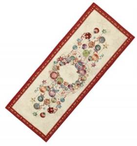 Скатерть прямоугольная декоративная FIREWORKS 44*140 см