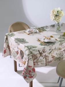 Комплект столового белья Forest landscape 148*218 см: купить за 3500 руб (фото1) Комплект столового белья Forest landscape 148*218 см(фото1)