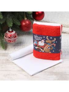 Комплект кухонных полотенец New Year's duet 3 шт