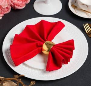 Комплект сервировочных салфеток, кольца Red pleasure 2 шт