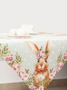 Скатерть декоративная RABBIT BLUE 100*100 см