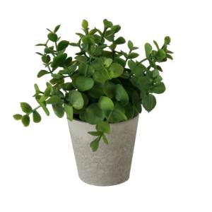 Цветок искусственный в горшке(фото2)