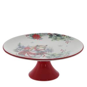 Блюдо для торта CHRISTMAS HORSE