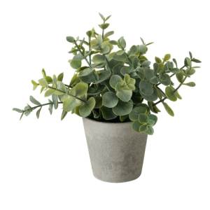 Цветок искусственный в горшке(фото3)