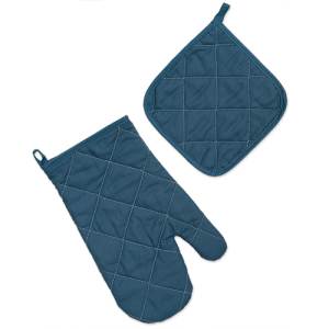 Комплект рукавица/прихватка COLOR EMOTIONS BLUE STEEL