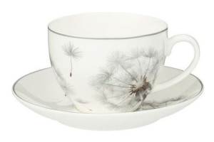 Чашка с блюдцем DANDELION: купить за 1075 руб  Чашка с блюдцем DANDELION