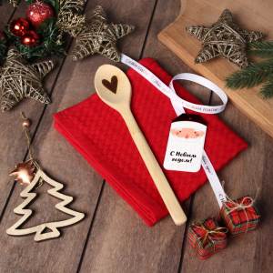 Комплект кухонное полотенце, лопатка From Santa