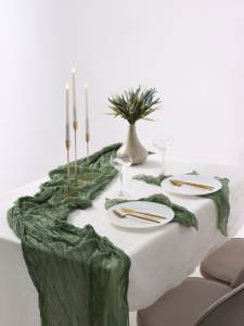 Скатерть прямоугольная GREEN 90*300 см