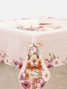Скатерть декоративная RABBIT PINK 100*100 см