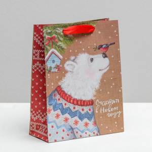 Пакет подарочный S