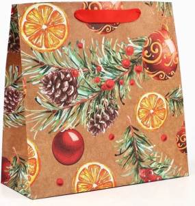 Пакет подарочный M
