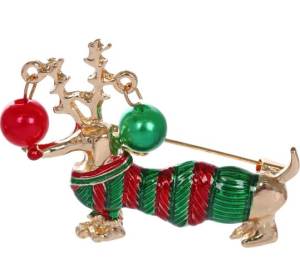 Брошь DACHSHUND