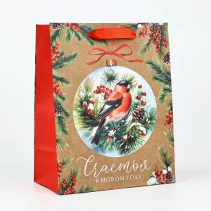 Пакет подарочный S