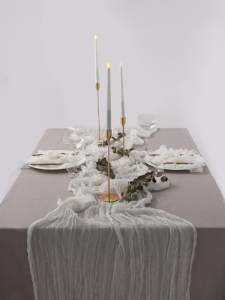 Скатерть прямоугольная WHITE 90*300 см