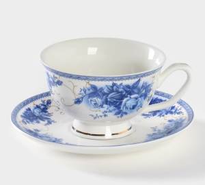 Чашка с блюдцем Azzurro