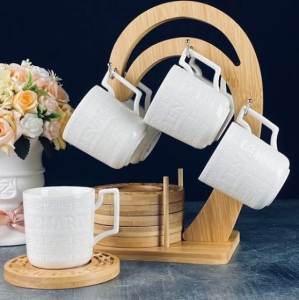 Комплект чашек с блюдцами BAMBOO 6 шт