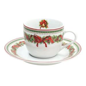 Чашка с блюдцем CHRISTMAS EVE