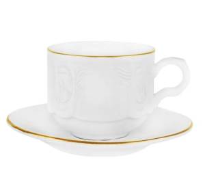 Чашка с блюдцем MARIA GOLD