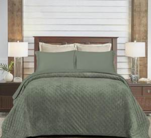 Покрывало с наволочками KARTEKS Boiled Velvet 240*260 см