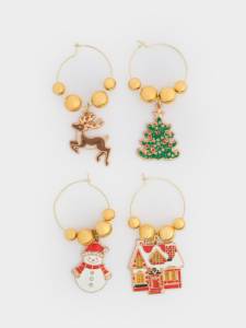 Комплект подвесок для бокалов New year 4 шт(фото2)