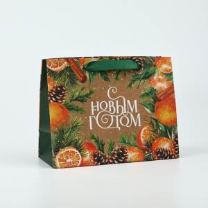 Пакет подарочный S