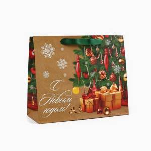 Пакет подарочный M