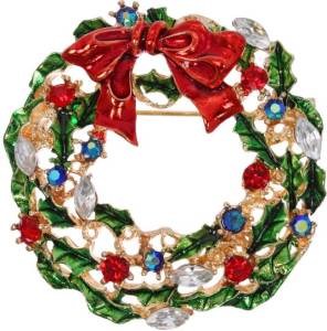 Брошь CHRISTMAS WREATH