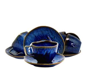 Чашка с блюдцем AQUAMARINE