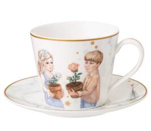 Чашка с блюдцем SNOW QUEEN